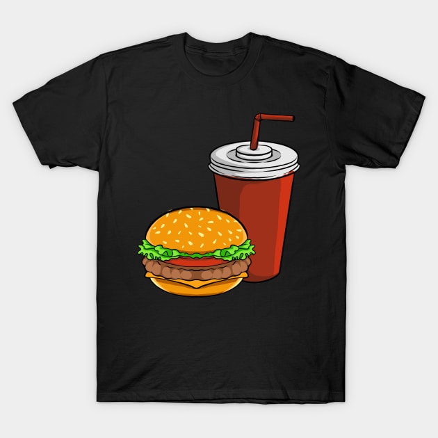 Fast Food Lover T-Shirt by fromherotozero